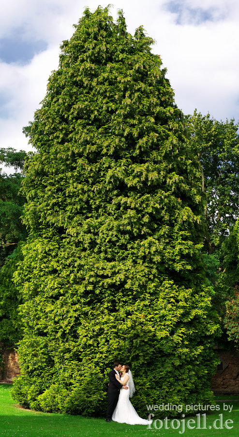 Brautpaar am Schloss Dyk