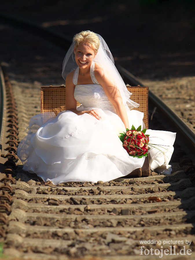 Braut im Koffer